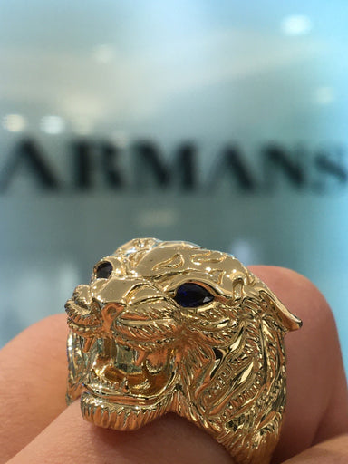 Men's Tiger Ring - Armans Fine Jewellery