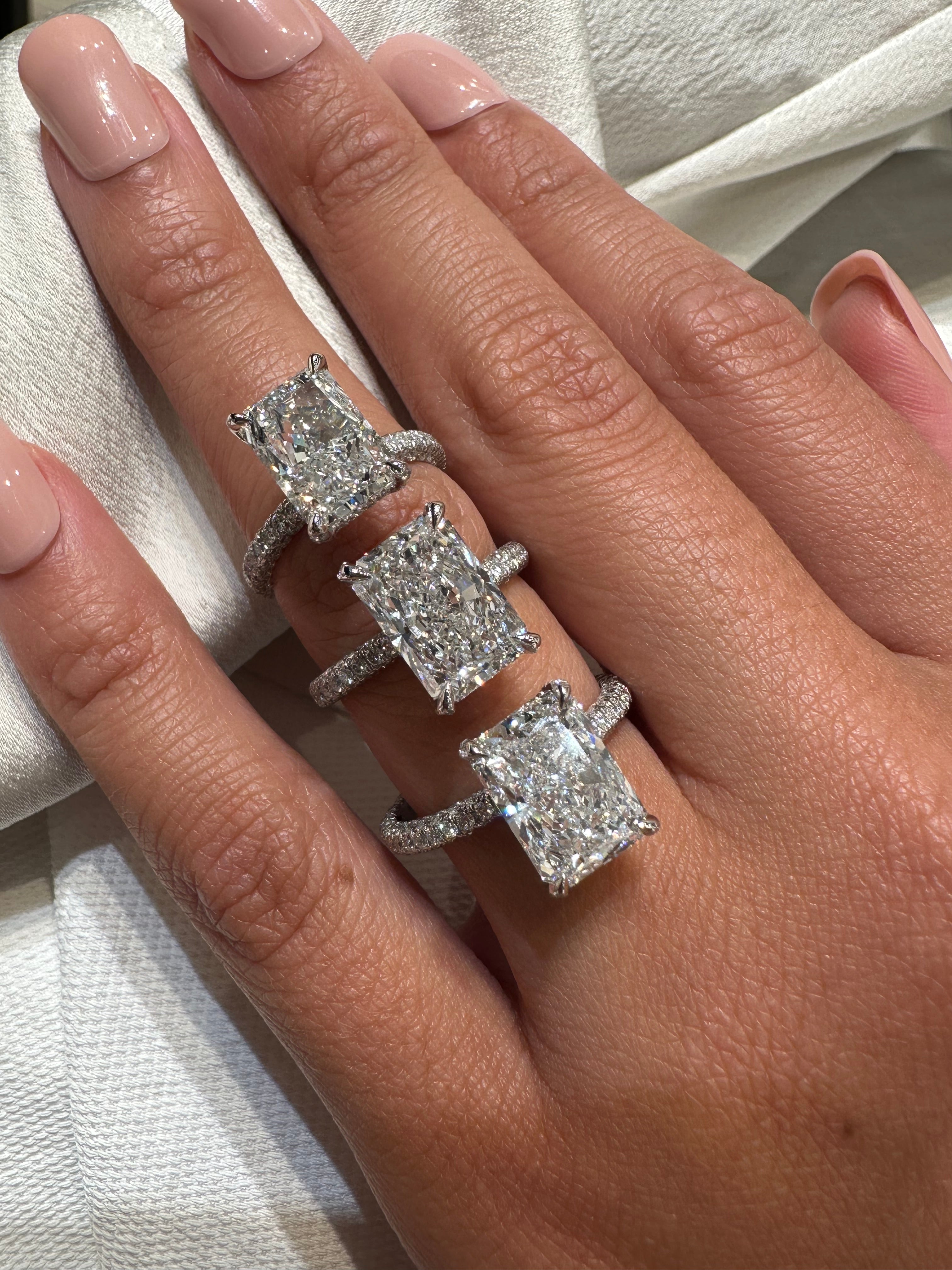 Snow White Lab Grown Engagement Ring - Armans Fine Jewellery