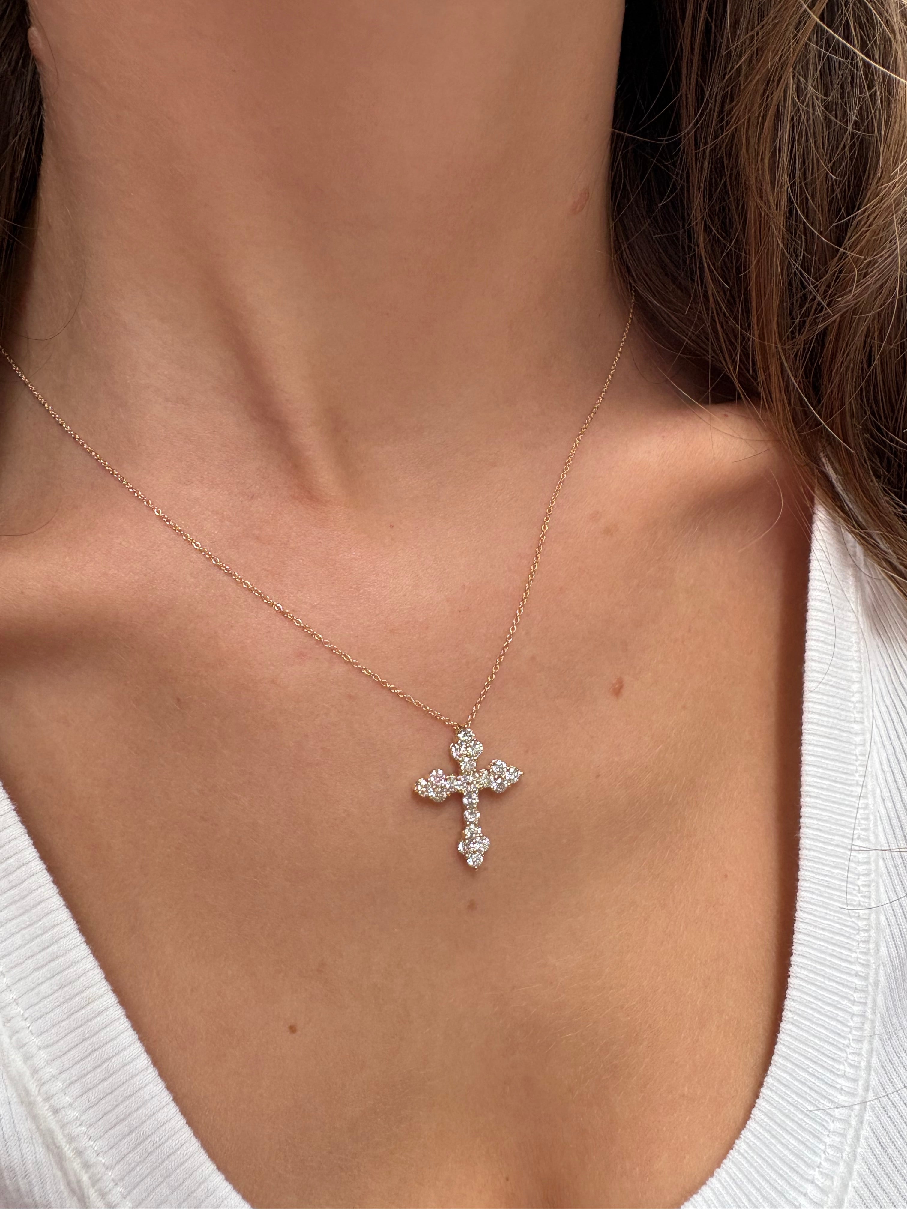 Orthodox Diamond Cross Necklace - Armans Fine Jewellery