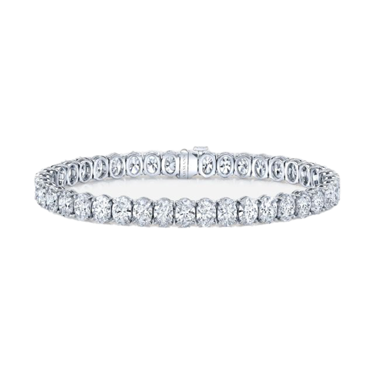 Oval diamond 2025 tennis bracelet