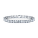 18ct Emerald Diamond Tennis Bracelet - Armans Fine Jewellery