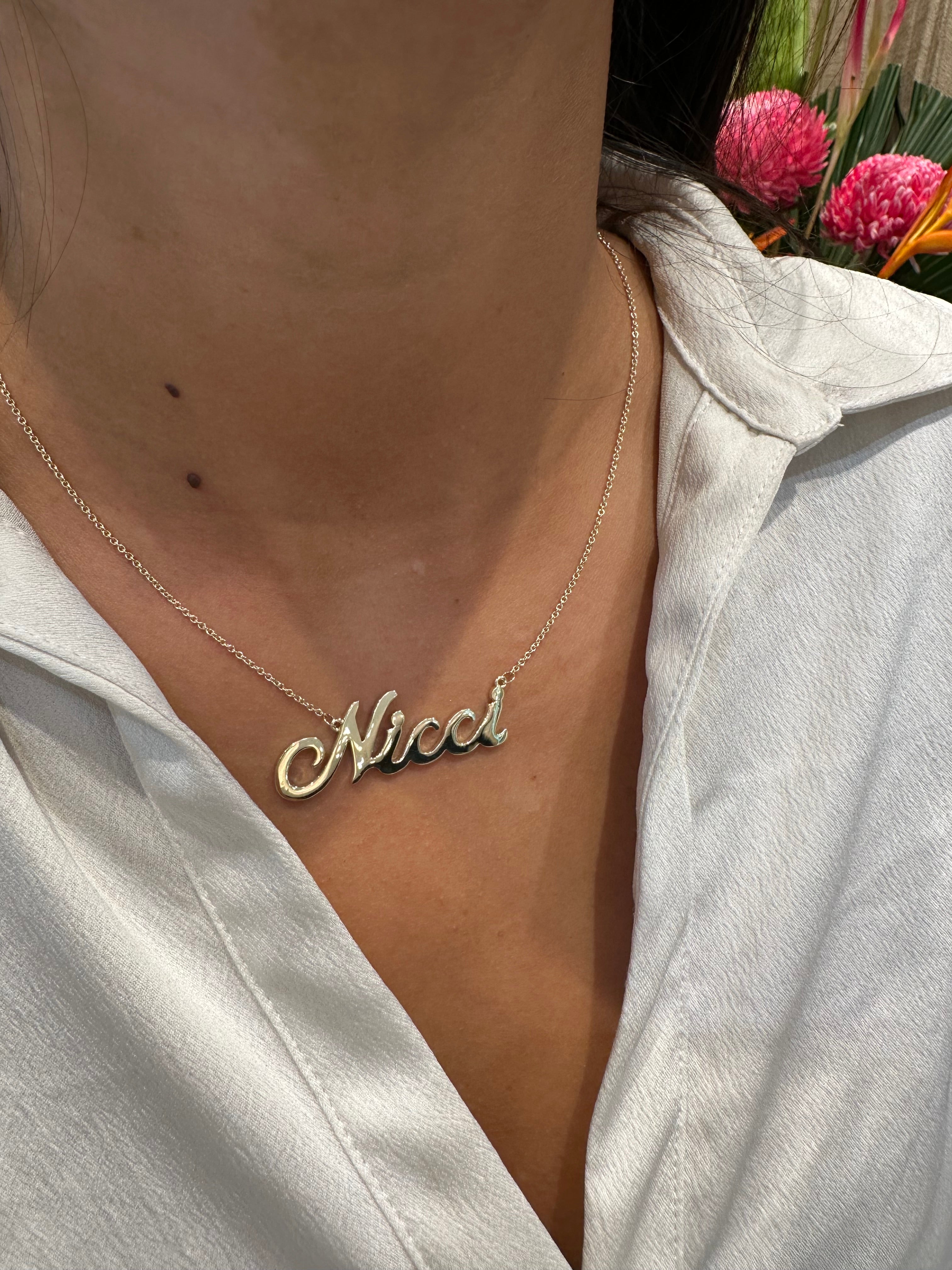 Script Name Necklace - Armans Fine Jewellery