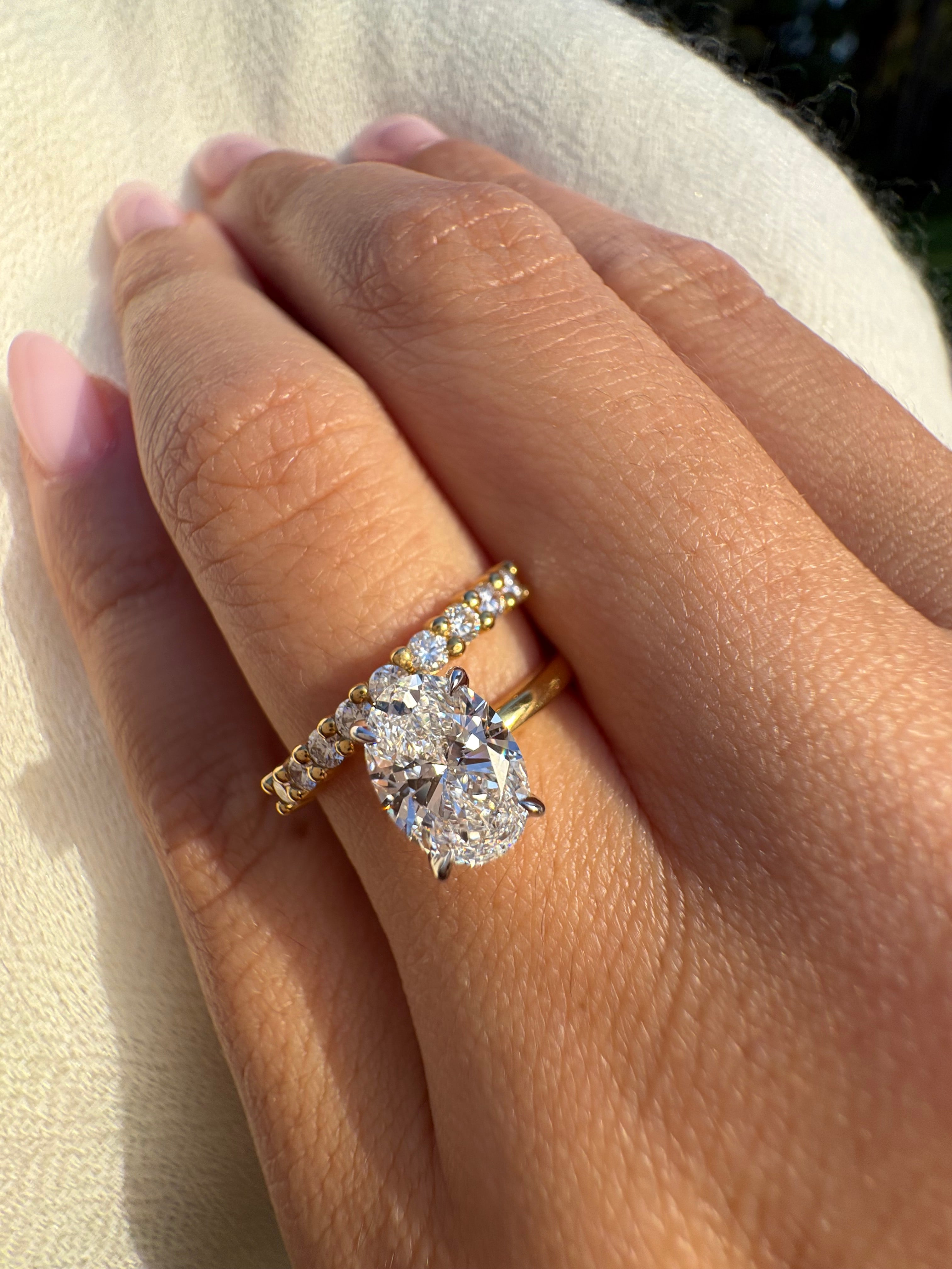 Chelsea Comet Lab Grown Engagement Ring - Armans Fine Jewellery