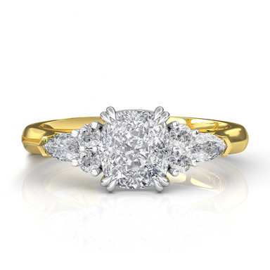 5 Stone Cushion Engagement Ring - Armans Fine Jewellery