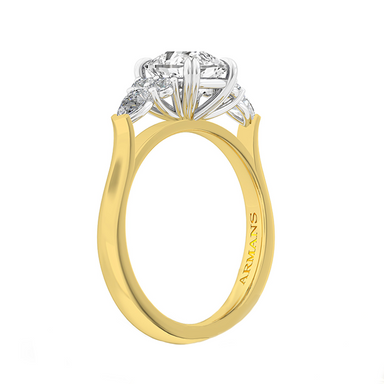 5 Stone Cushion Engagement Ring - Armans Fine Jewellery