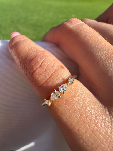 Ava Pear and Round Diamond Eternity Band - Armans Fine Jewellery