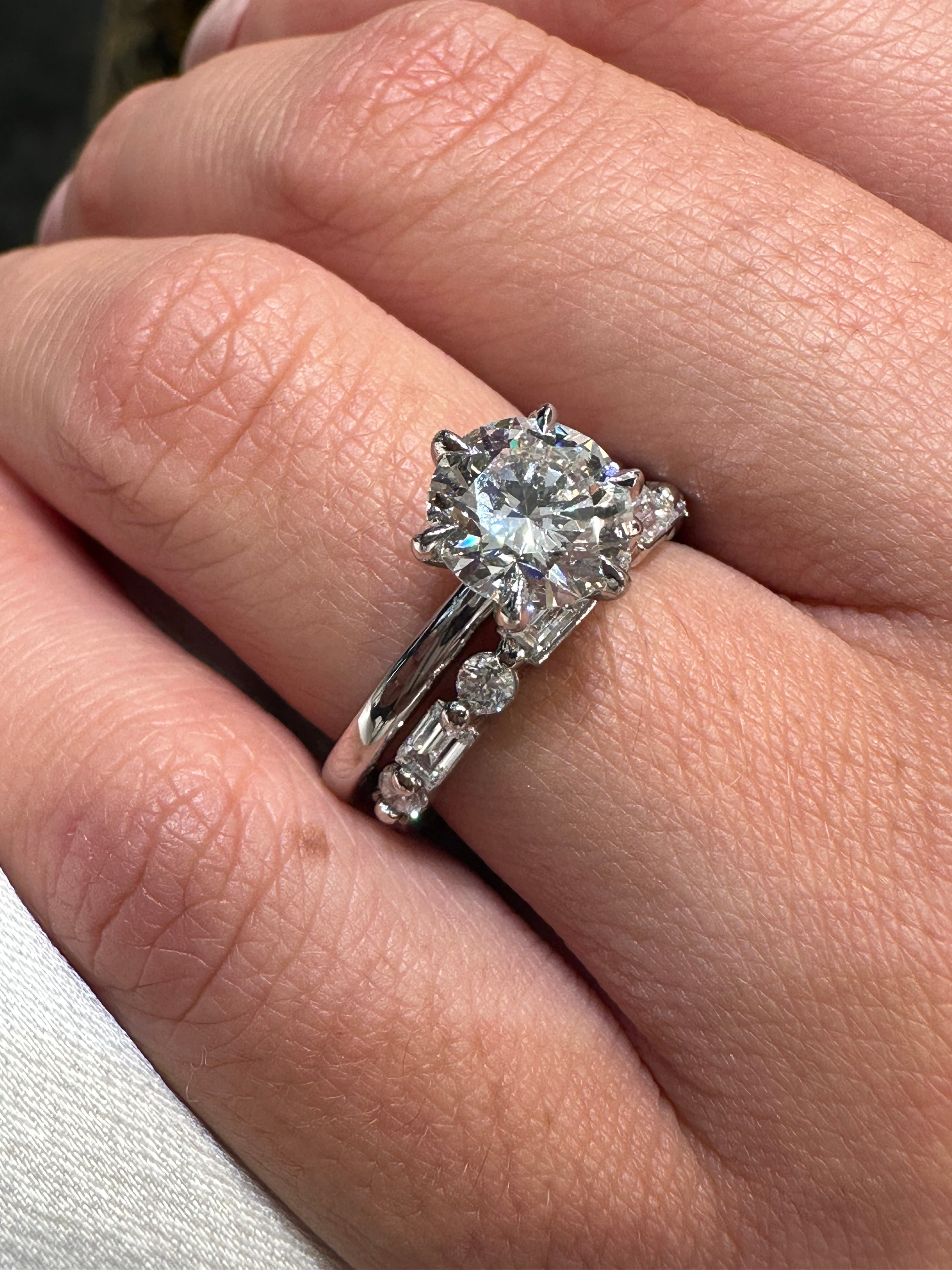 Round Lara Lab Grown Engagement Ring - Armans Fine Jewellery