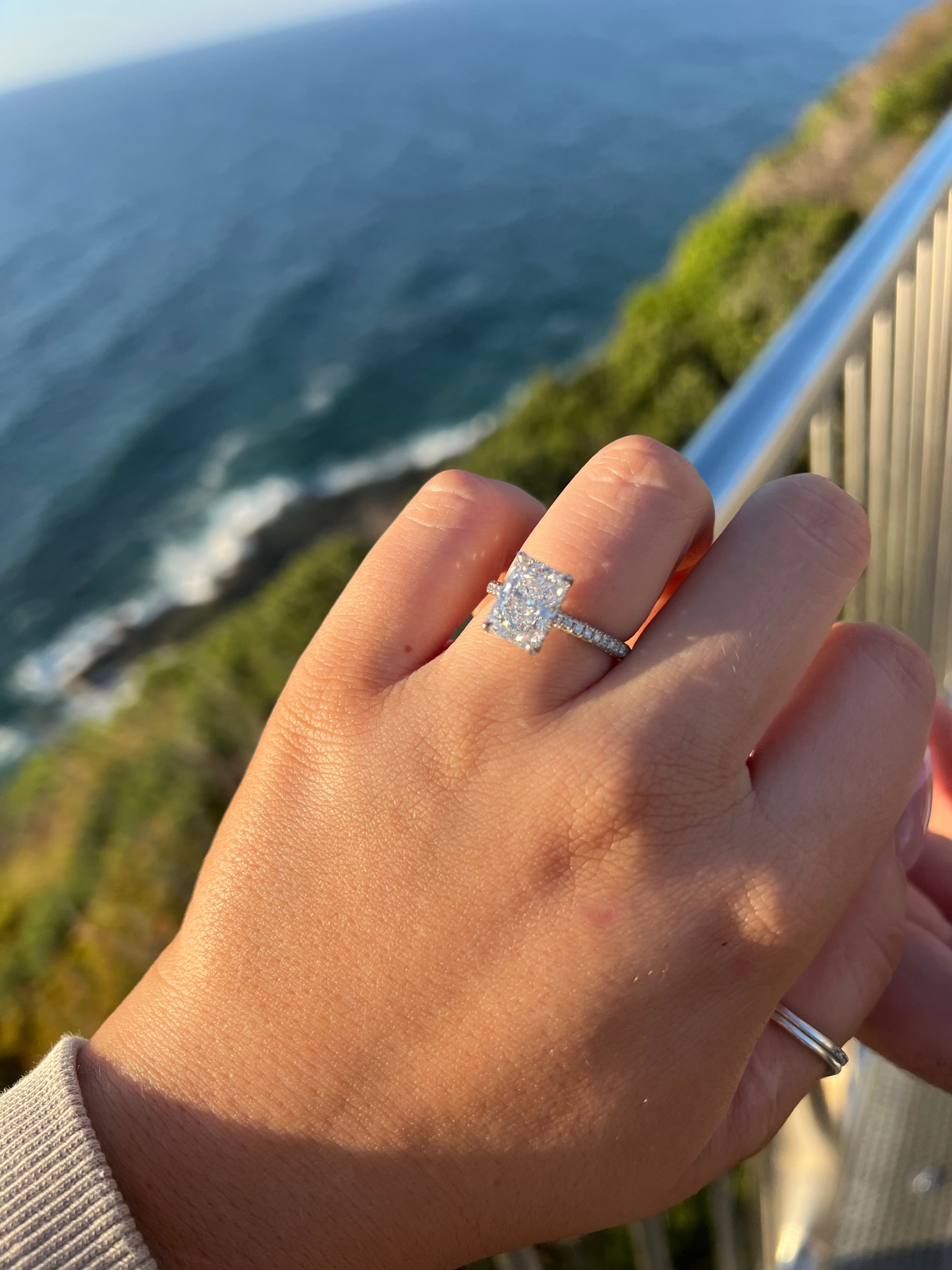 Snow White Lab Grown Engagement Ring - Armans Fine Jewellery