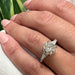 Round Diamante Lab Grown Engagement Ring - Armans Fine Jewellery