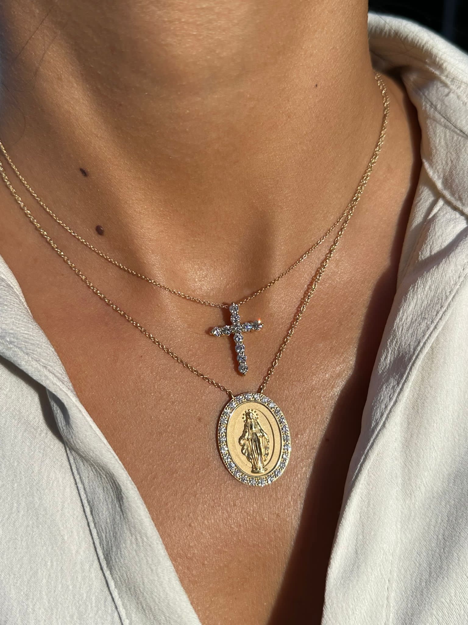 Mumbo Jumbo Diamond Cross Necklace - Armans Fine Jewellery