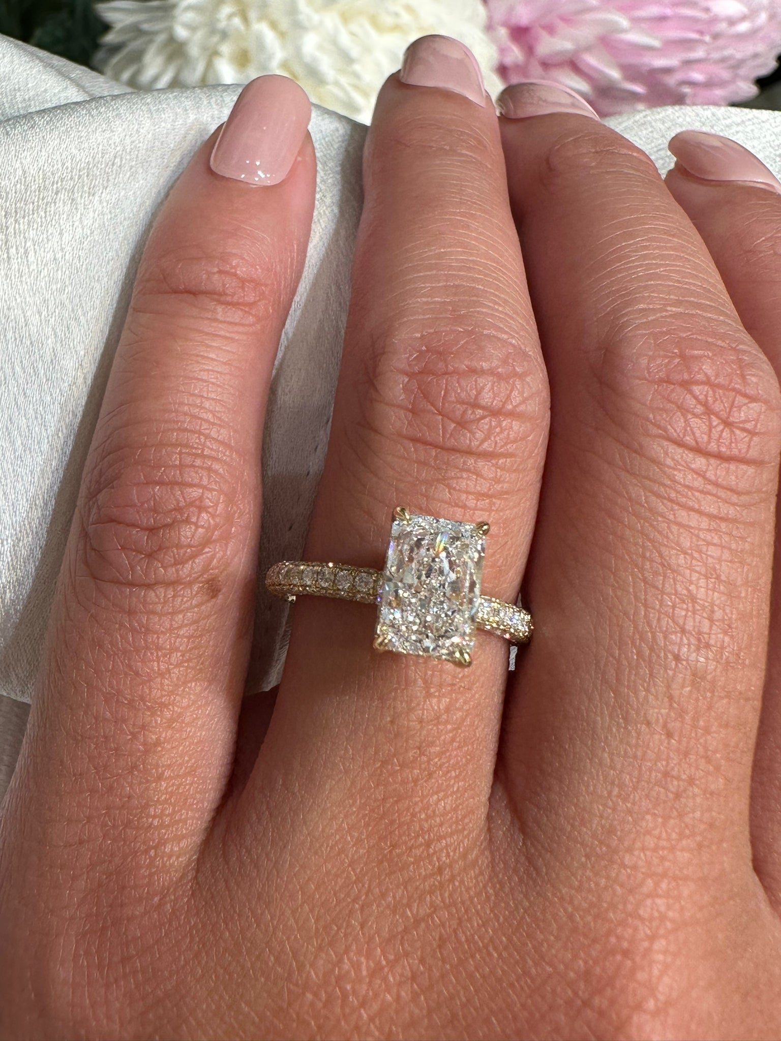 Snow White Lab Grown Engagement Ring - Armans Fine Jewellery