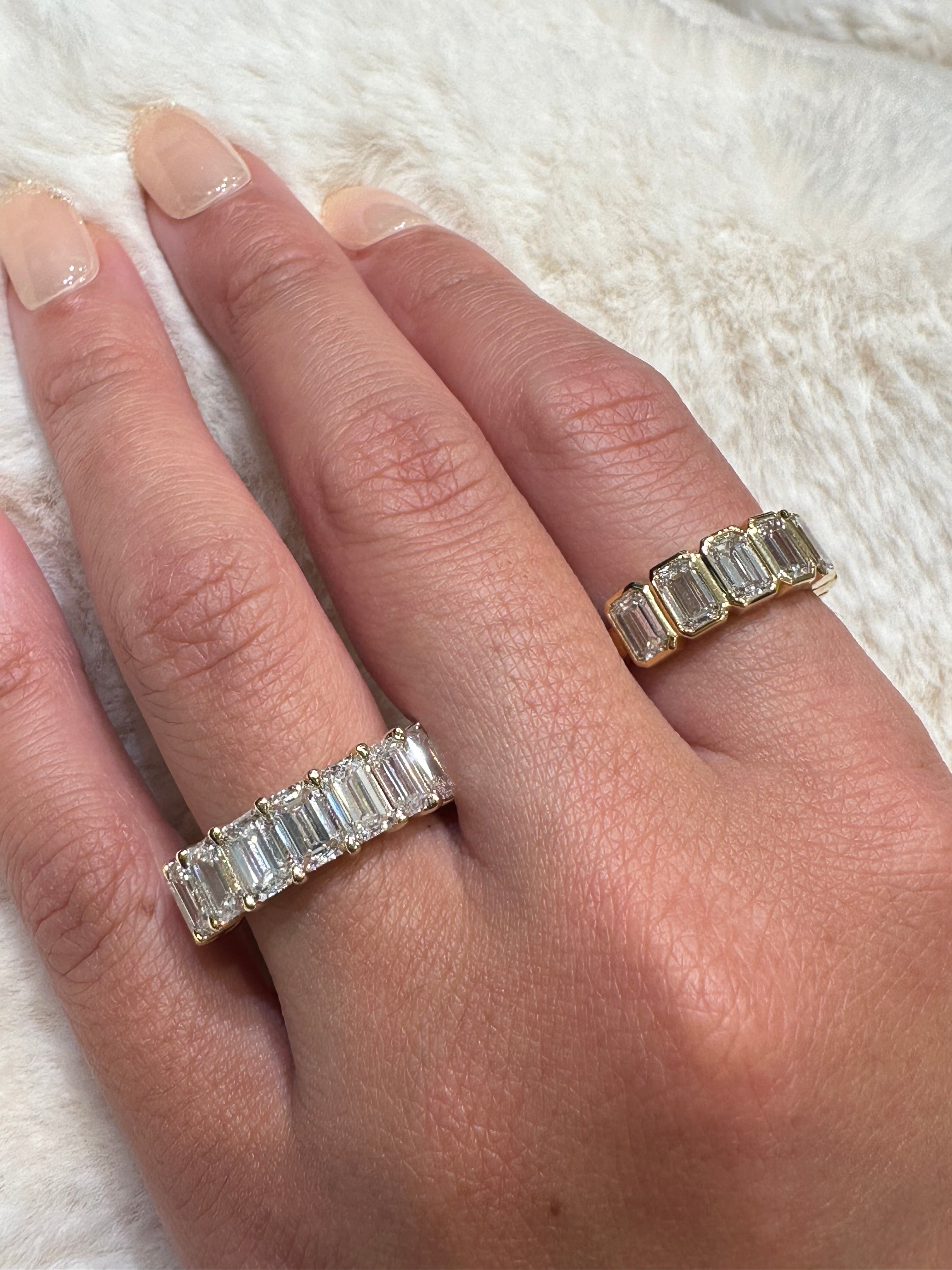 Emerald Wedding Band - Armans Fine Jewellery