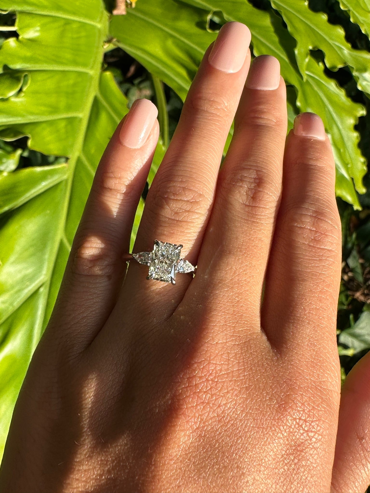 Radiance Trilogy Lab Grown Engagement Ring - Armans Fine Jewellery