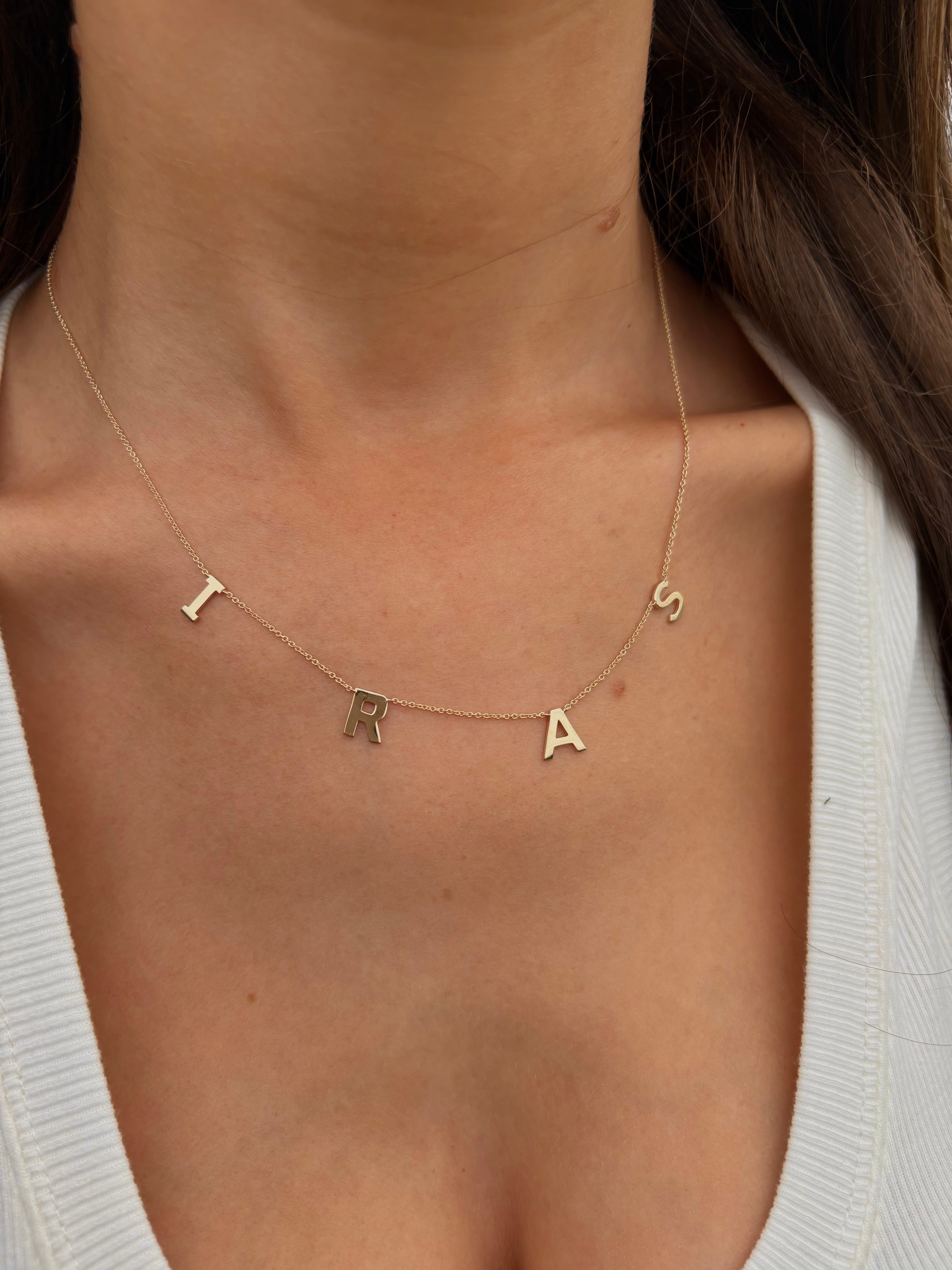 Petite Multi Initial Necklace - Armans Fine Jewellery