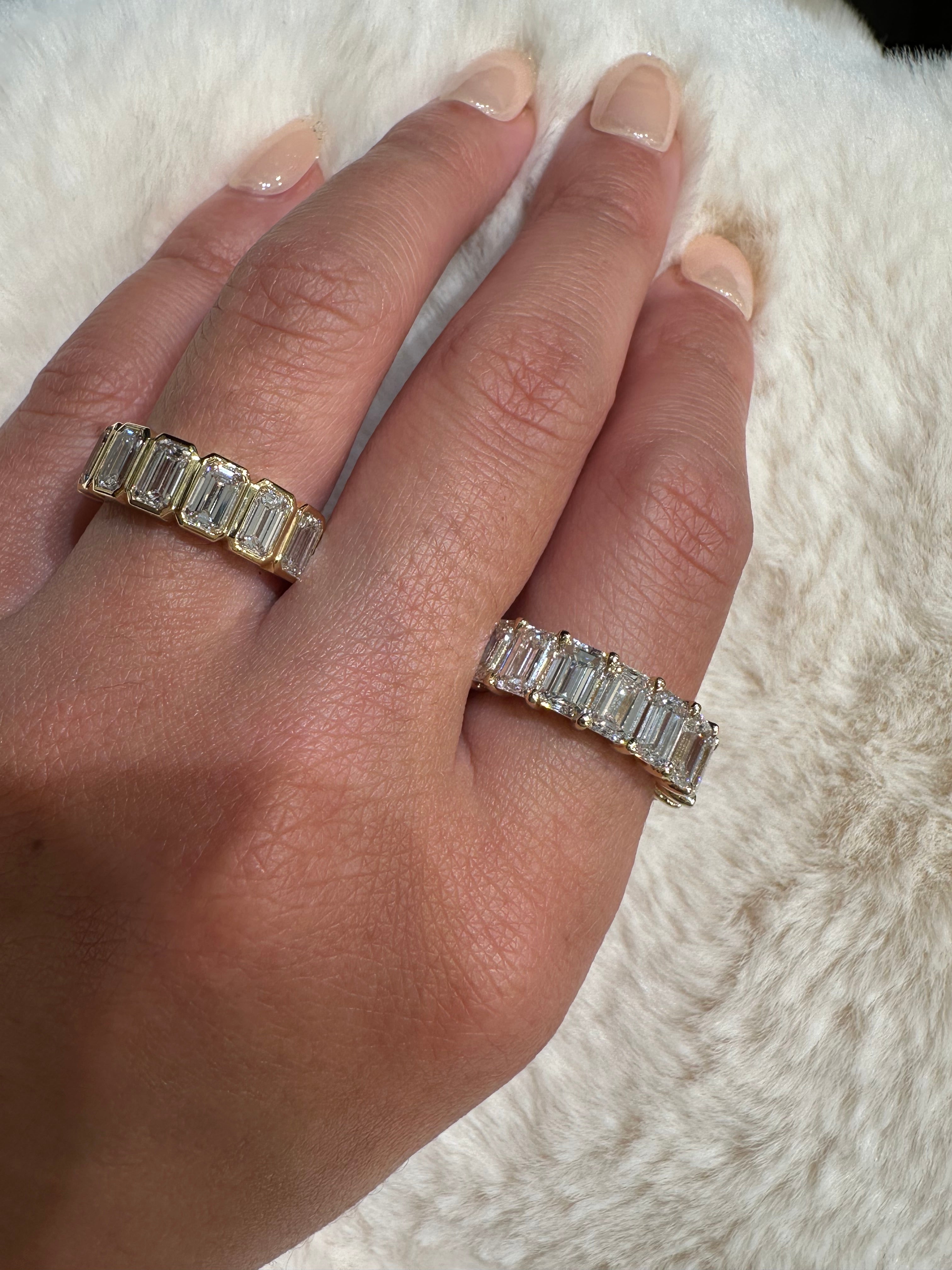 Emerald Wedding Band - Armans Fine Jewellery