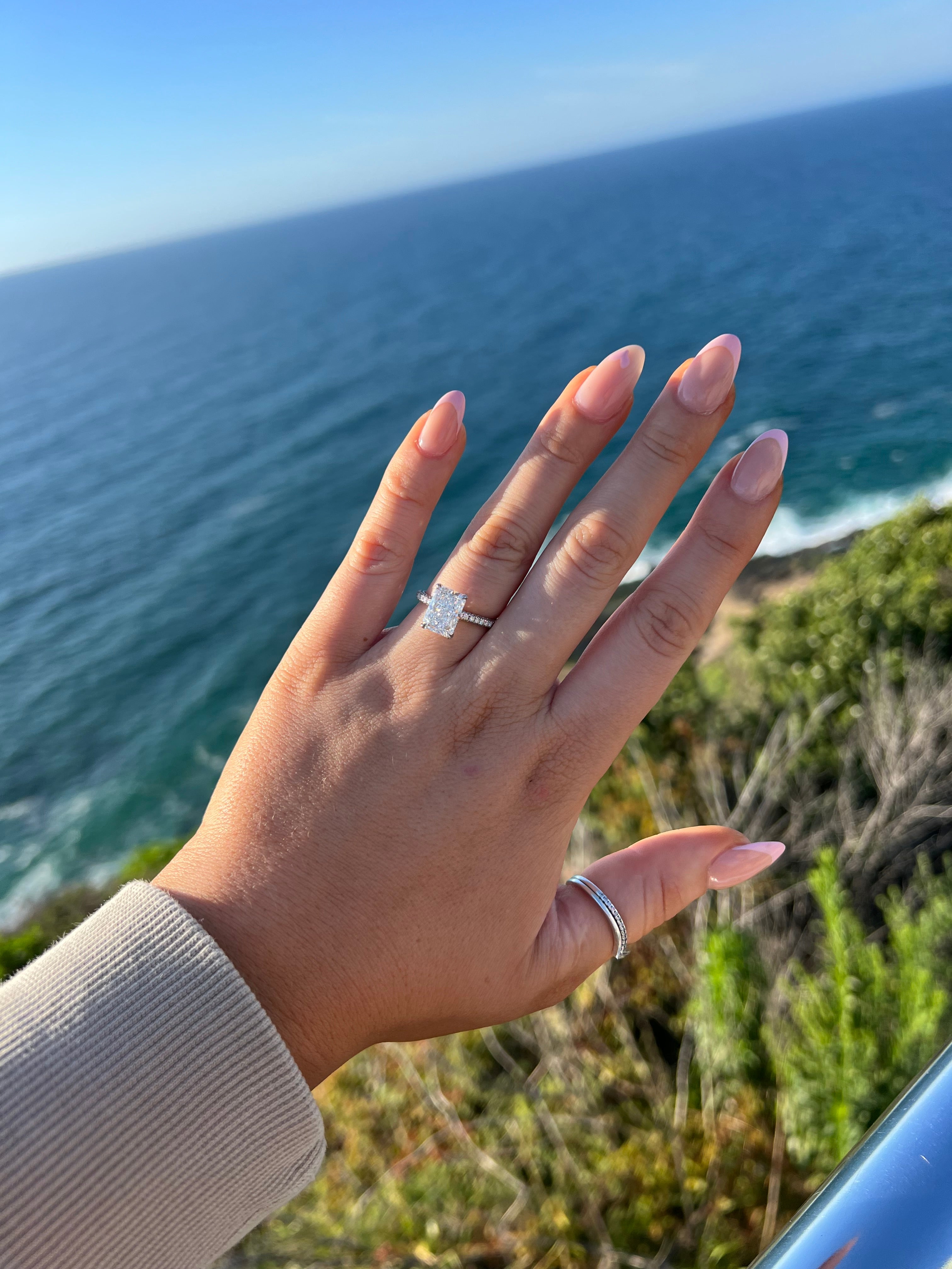 Snow White Lab Grown Engagement Ring - Armans Fine Jewellery