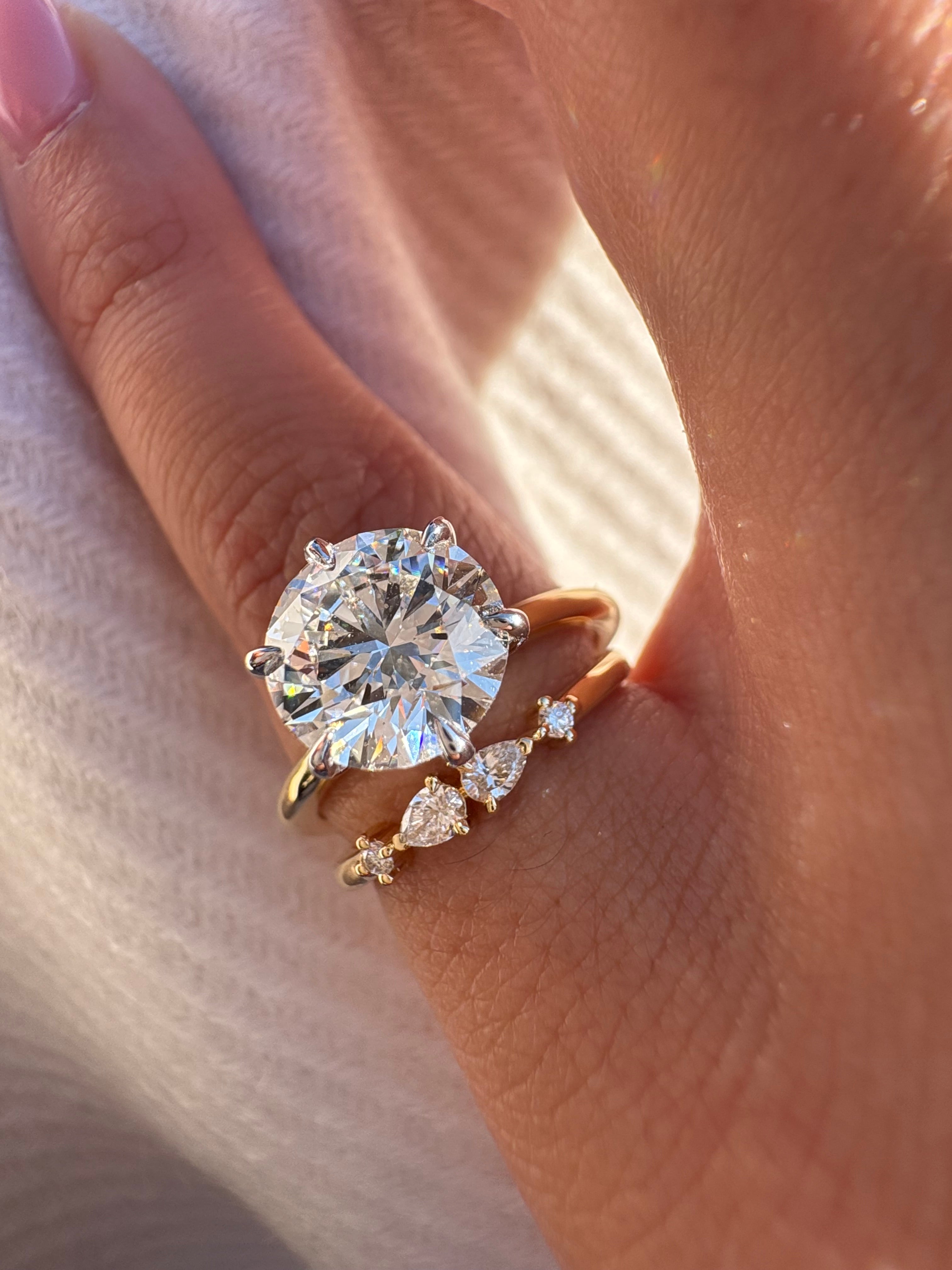 Ava Pear and Round Diamond Eternity Band - Armans Fine Jewellery