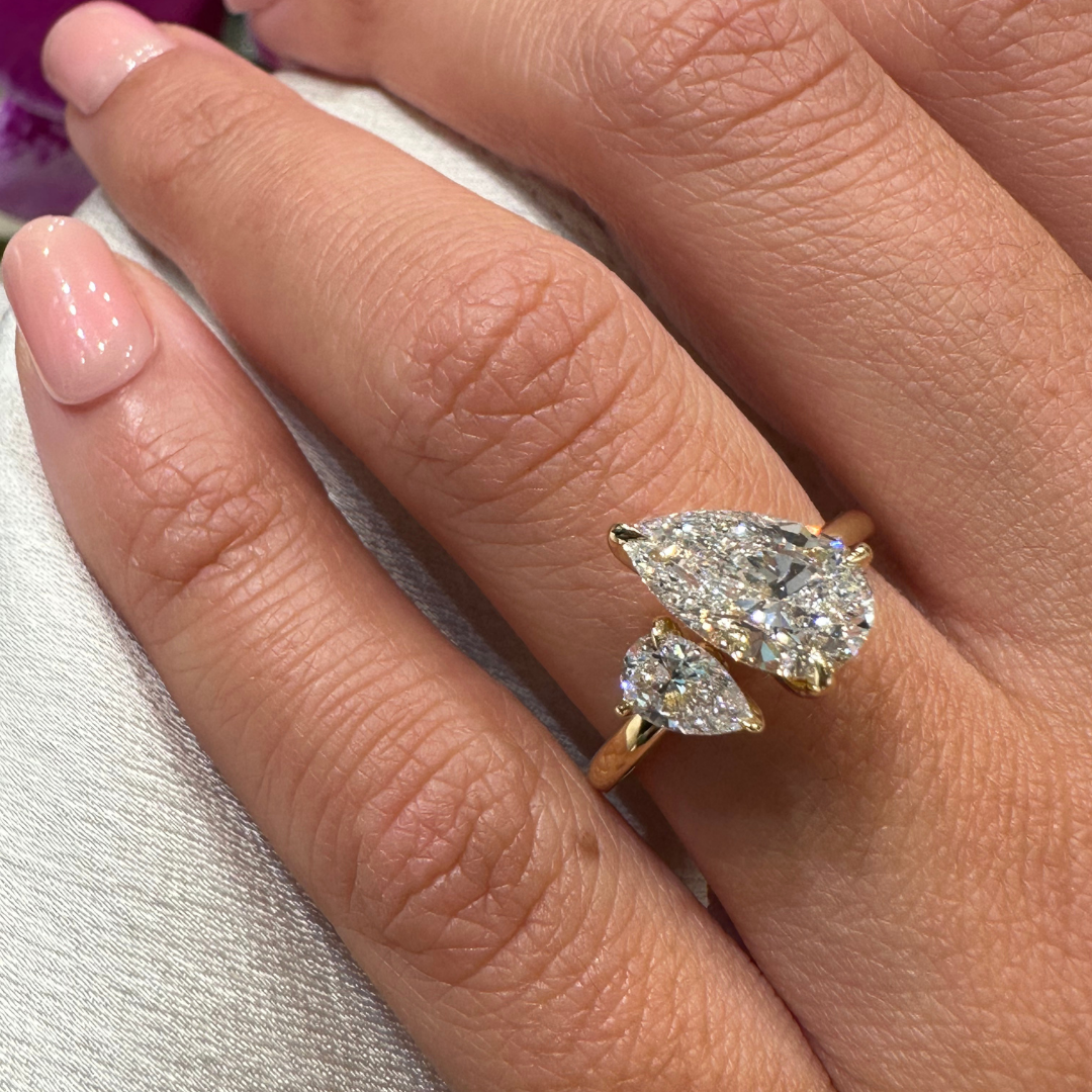 Adam and Eve Two Stone Engagement Ring - Armans Fine Jewellery