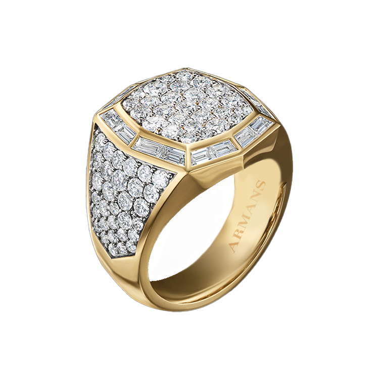 Aramis Diamond Signet Ring