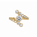 Alaska Diamond Zip Ring - Armans Fine Jewellery