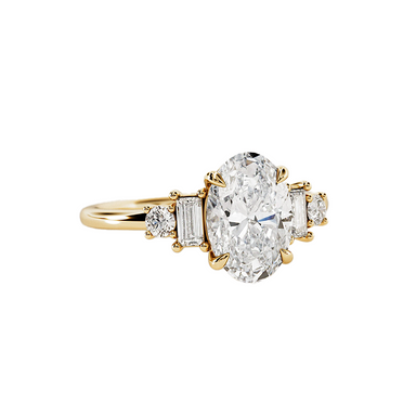 Amalia 5 Stone Lab Grown Engagement Ring - Armans Fine Jewellery