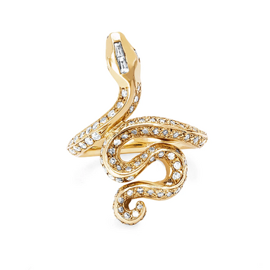 Amiri Diamond Snake Ring - Armans Fine Jewellery