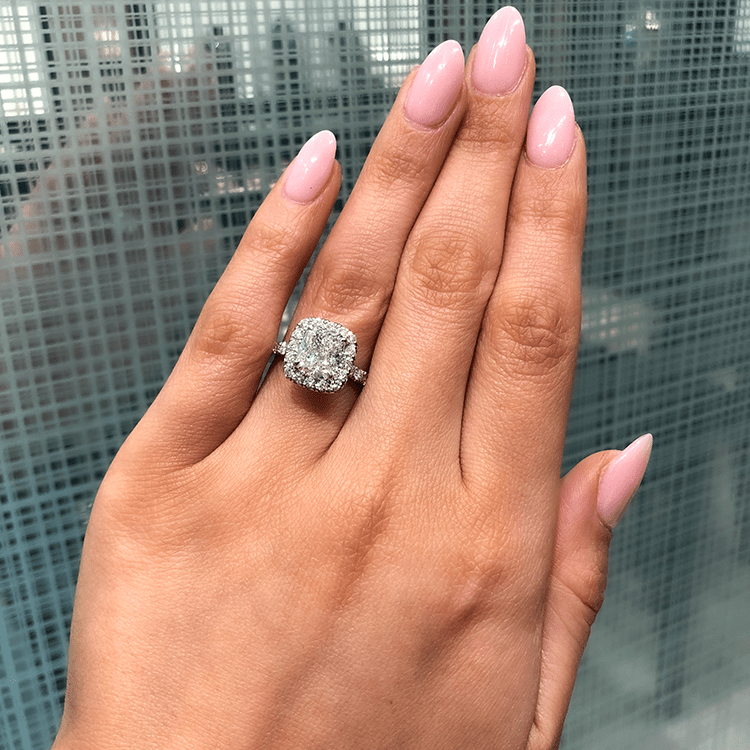 Amor Cushion Engagement Ring - Armans Fine Jewellery