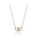 Aquamarine Evil Eye Necklace - Armans Fine Jewellery