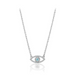 Aquamarine Evil Eye Necklace - Armans Fine Jewellery