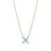 Aquamarine Lily Pendant - Armans Fine Jewellery