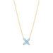 Aquamarine Lily Pendant - Armans Fine Jewellery