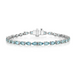 Aquamarine Pear Cut Bracelet - Armans Fine Jewellery