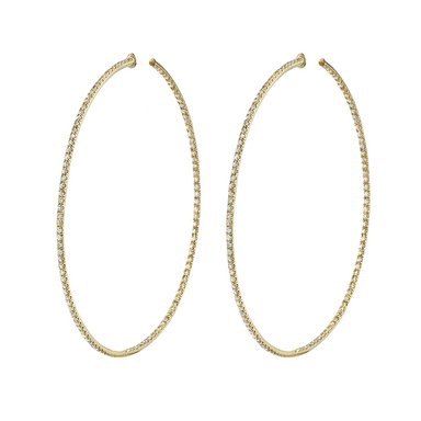 Arianna Diamond Hoops - Armans Fine Jewellery