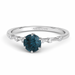 Arielle Teal Sapphire Lab Grown Diamond Ring - Armans Fine Jewellery