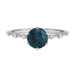 Arielle Teal Sapphire Lab Grown Diamond Ring - Armans Fine Jewellery