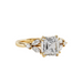 Asscher Blossom Lab Grown Diamond Engagement Ring - Armans Fine Jewellery