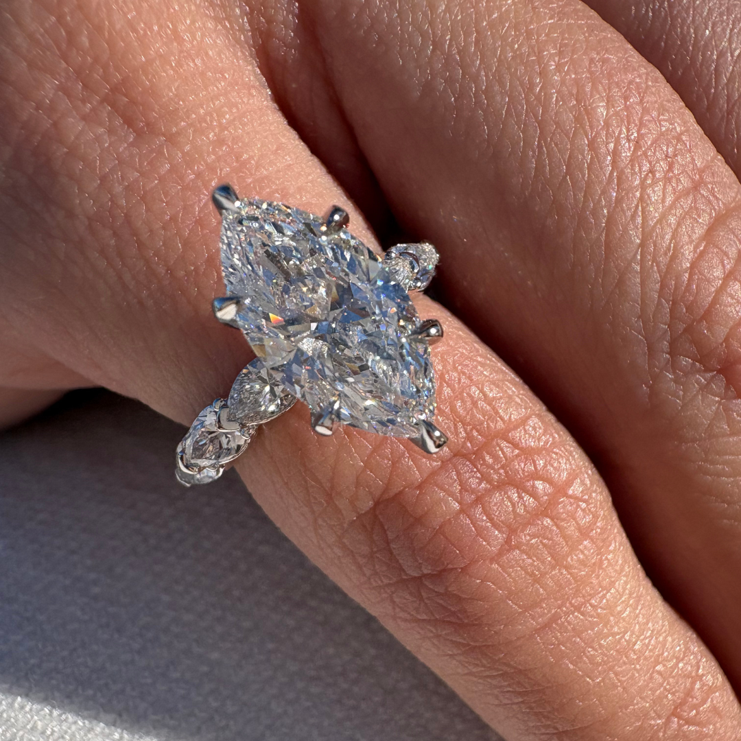 Astrid Marquise Diamond Engagement Ring - Armans Fine Jewellery