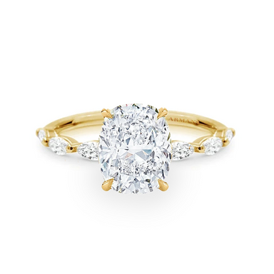 Mariella Cushion Marquise Engagement Ring - Armans Fine Jewellery