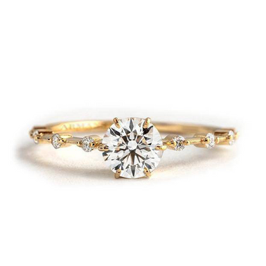 Autumn Drop Lab Grown Engagement Ring - Armans Fine Jewellery