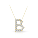 Diamond Initial Pendant - Armans Fine Jewellery