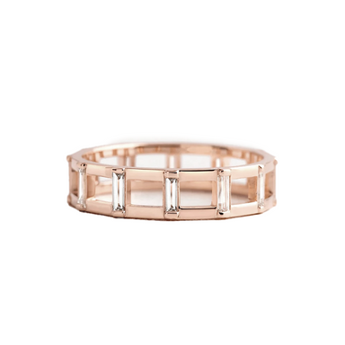 Baguette Diamond Ladder Ring - Armans Fine Jewellery