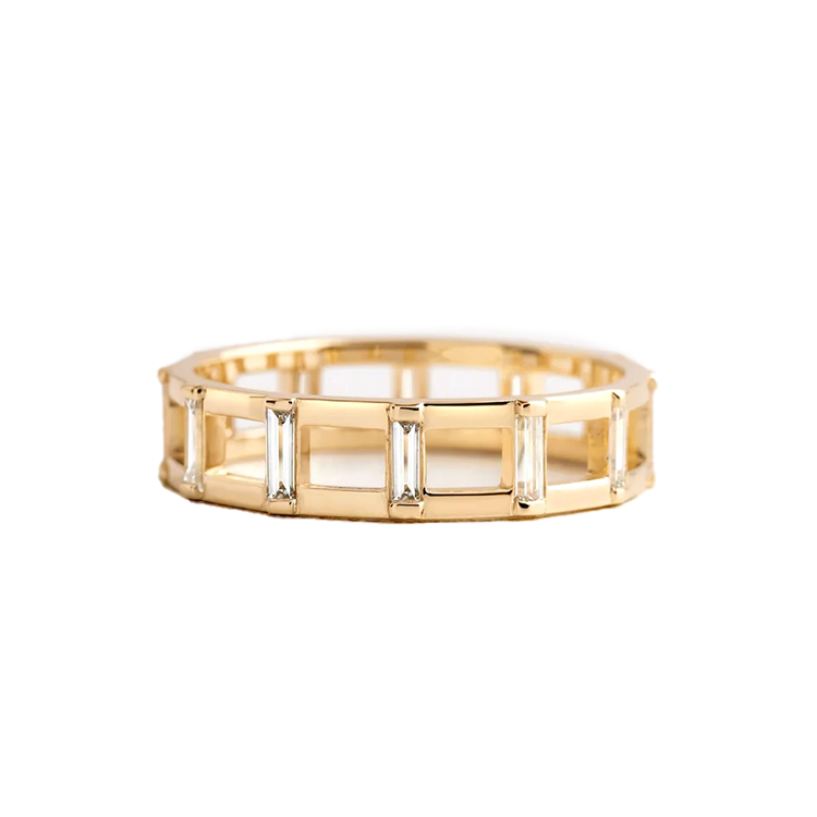 Baguette Diamond Ladder Ring - Armans Fine Jewellery