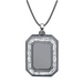 Men's Baguette Diamond Nameplate Necklace - Armans Fine Jewellery