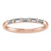 Baguette Half Diamond Band - Armans Fine Jewellery