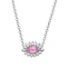 Baguette and Round Diamond Evil Eye Necklace - Armans Fine Jewellery