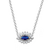 Baguette and Round Diamond Evil Eye Necklace - Armans Fine Jewellery