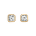 Bezel Set Asscher Diamond Studs - Armans Fine Jewellery