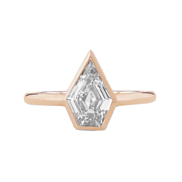 Bezel Set Kite Engagement Ring - Armans Fine Jewellery