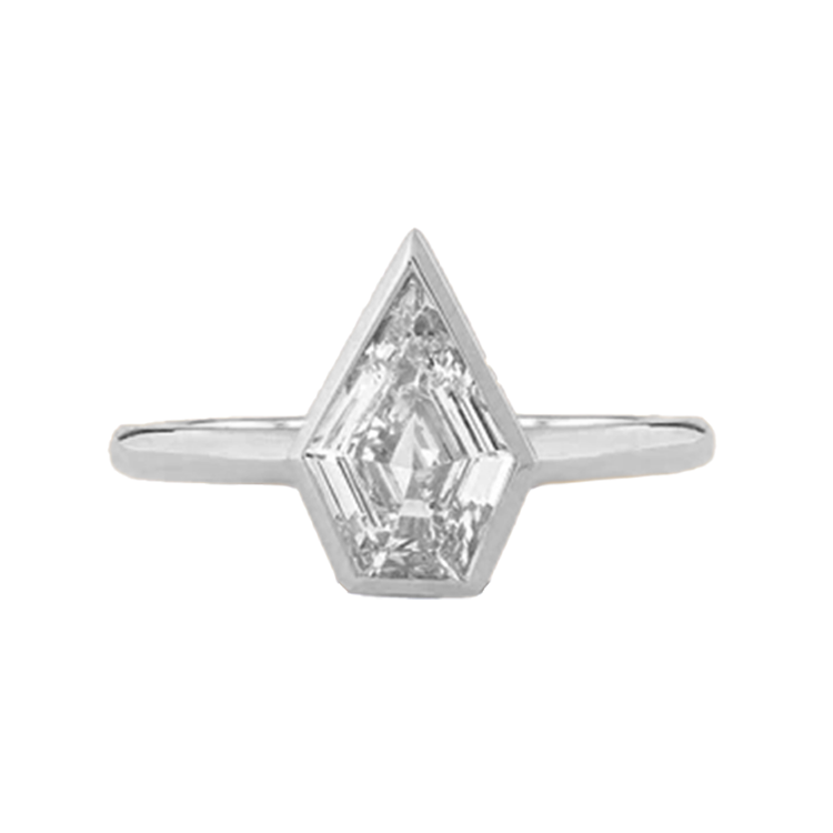 Bezel Set Kite Engagement Ring - Armans Fine Jewellery