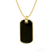 Black Onyx Dog Tag Necklace - Armans Fine Jewellery